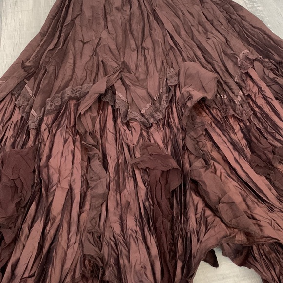 Surrealist asymmetrical boho skirt - Picture 6 of 11